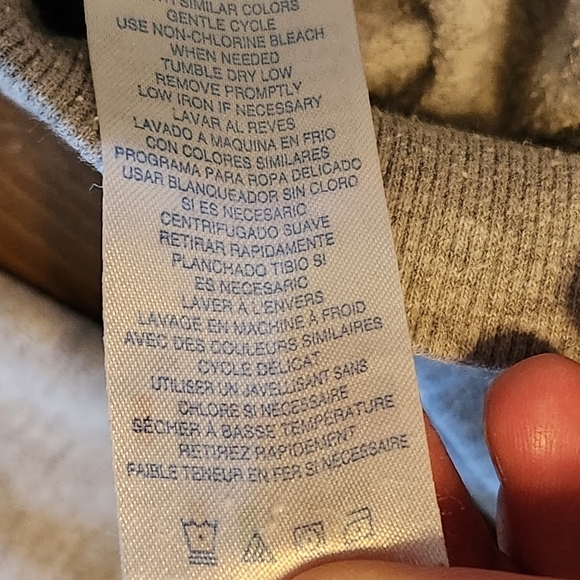 Youth Size XL Gray Champion Hoodie - Embroidered Front Logo & Kangaroo Pockets - Picture 12 of 12